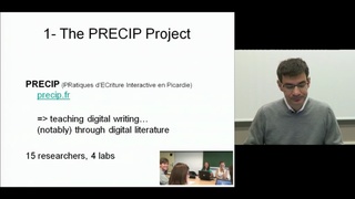 Teaching digital writing, the PRECIP project