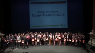 Master/mastère NQCE - Cérémonie de remise des diplômes 2015