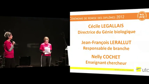 Remise des diplômes - génie biologique - 2012