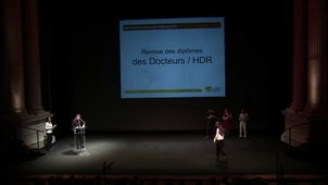 Docteurs/HDR - Cérémonie de remise des diplômes 2015
