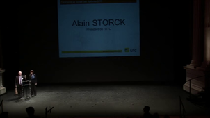 Alain Storck remercie Zohra Cherfi Boulanger