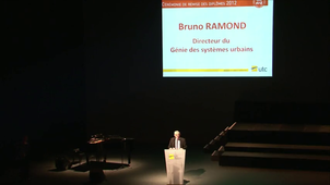 Remise des diplômes - génie des systèmes urbains - 2012
