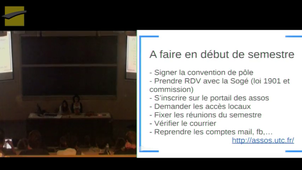 Formation Présidence