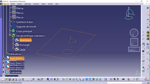 Méthodologie squelette CATIA 03 - Répartition des informations du squelette dans les pièces