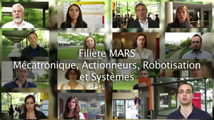 Filière Mécatronique, Actionneurs, Robotisation & Systèmes, Génie Mécanique